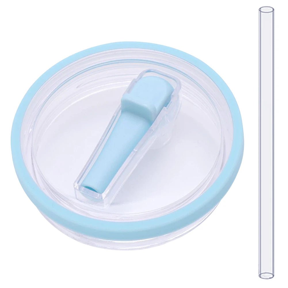 🥤 Spill - Proof Flip Straw Replacement Lid for 40oz Tumblers – Reusable Leak - Resistant Cover with Straw - goosavvy.com