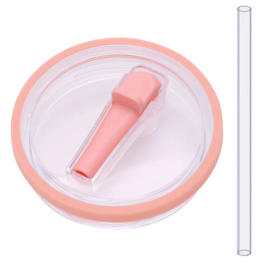 🥤 Spill - Proof Flip Straw Replacement Lid for 40oz Tumblers – Reusable Leak - Resistant Cover with Straw - goosavvy.com