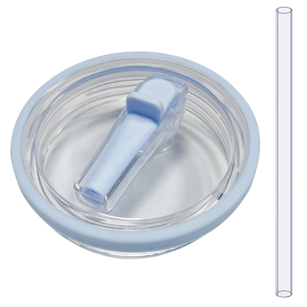 🥤 Spill - Proof Flip Straw Replacement Lid for 40oz Tumblers – Reusable Leak - Resistant Cover with Straw - goosavvy.com