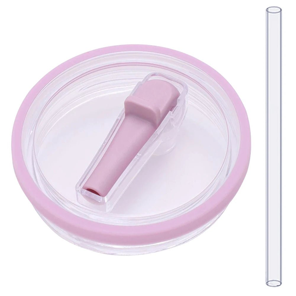 🥤 Spill - Proof Flip Straw Replacement Lid for 40oz Tumblers – Reusable Leak - Resistant Cover with Straw - goosavvy.com