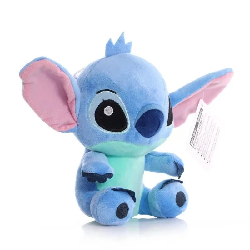 Stitch Plush Toy (18cm) | Movie Character Stuffed Doll with Pendant Loop | Cute Lilo & Stitch Collectible Gift - goosavvy.com