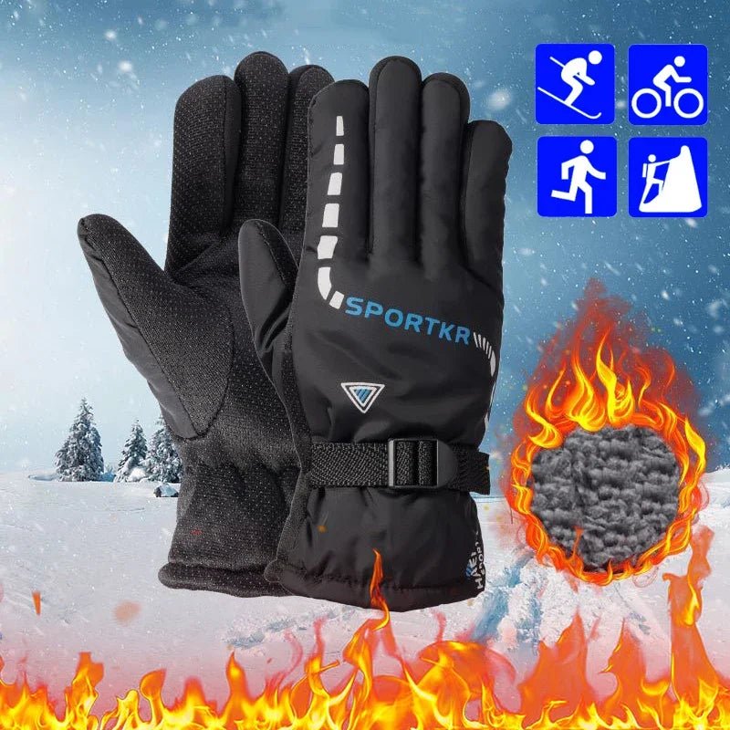 🧤 Thermal Fleece - Lined Winter Cycling Gloves – Waterproof & Non - Slip Outdoor Sports Gear - goosavvy.com
