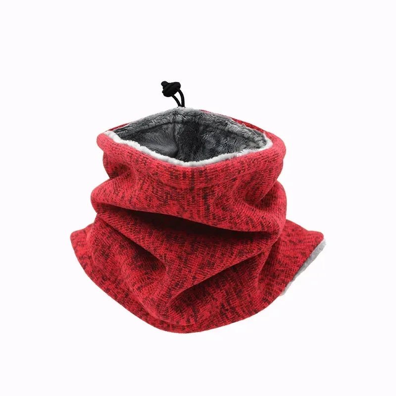 Thermal Fleece Neck Gaiter Balaclava for Men & Women | Adjustable Drawstring Windproof Face Mask for Winter Sports & Motorcycle - goosavvy.com