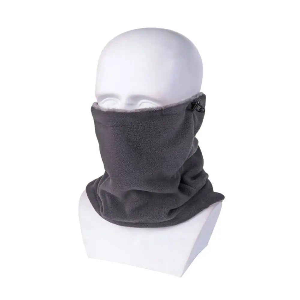 Thermal Fleece Neck Gaiter Balaclava for Men & Women | Adjustable Drawstring Windproof Face Mask for Winter Sports & Motorcycle - goosavvy.com