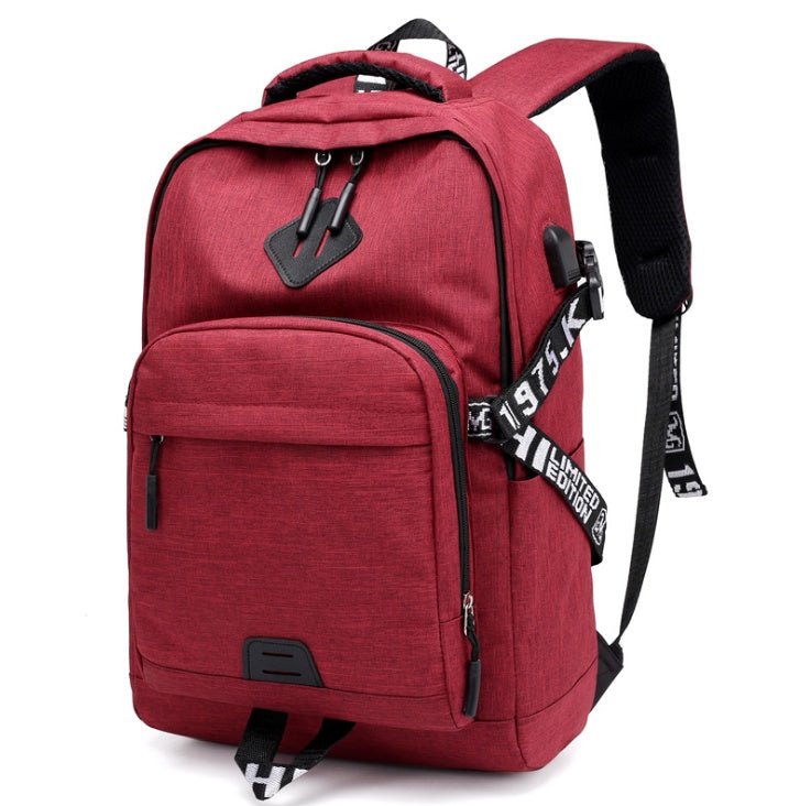 Travel Laptop Backpack with USB Charging Port, 20-35L Capacity –