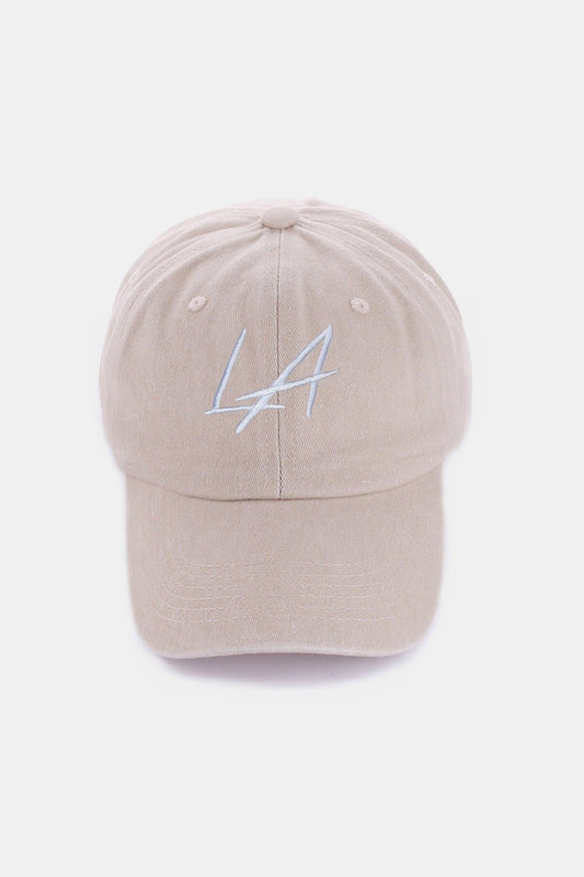 Zenana Washed Embroidered City Baseball Cap - goosavvy.com