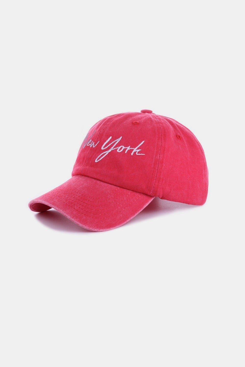 Zenana Washed Embroidered City Baseball Cap - goosavvy.com