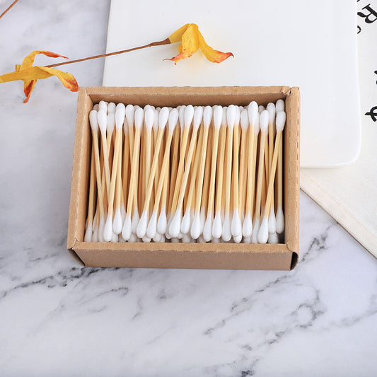 Bamboo Cotton Buds (One color, 200 pieces)