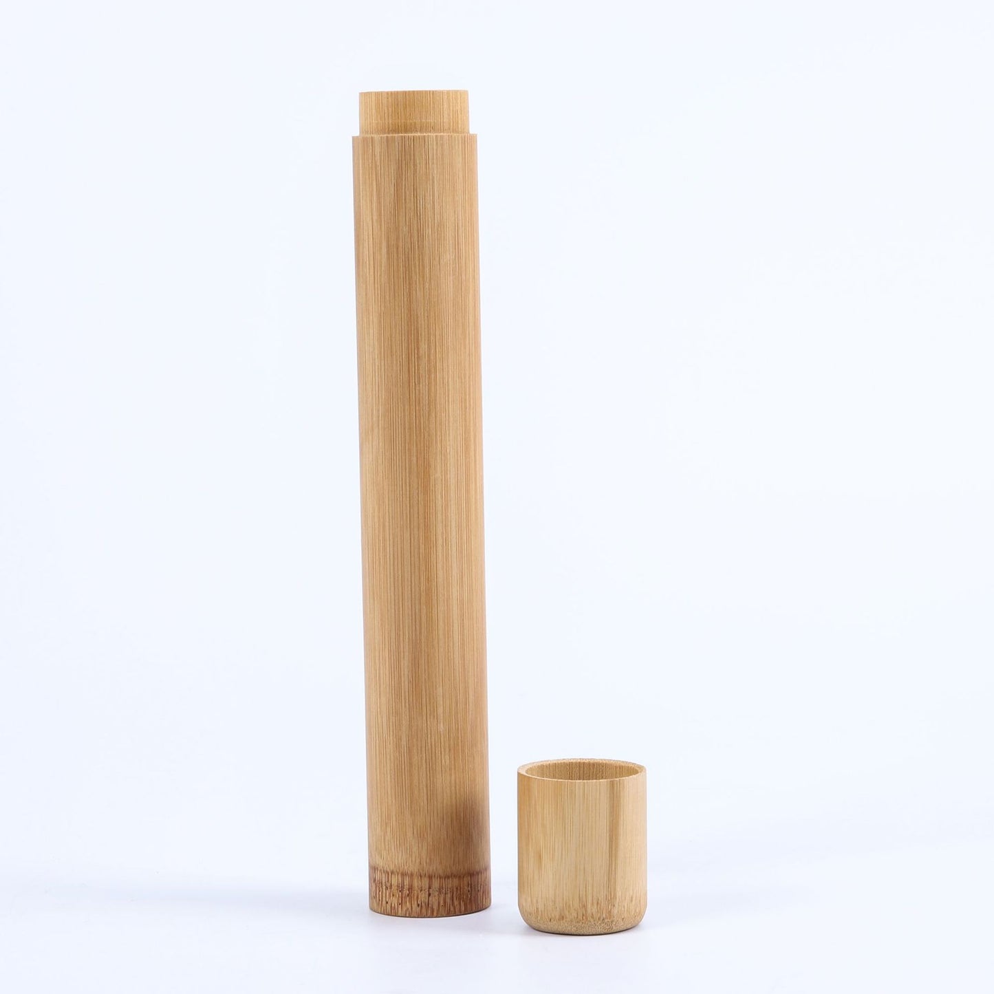 Bamboo Toothbrush Travel Case