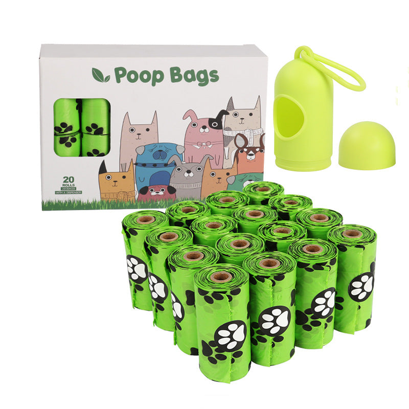 Biodegradable Dog Poop Bags with dispenser