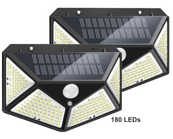 Outdoor Solar Powered LED Lights | Waterproof Dusk to Dawn Lights | Automatic Lights with Motion Sensor