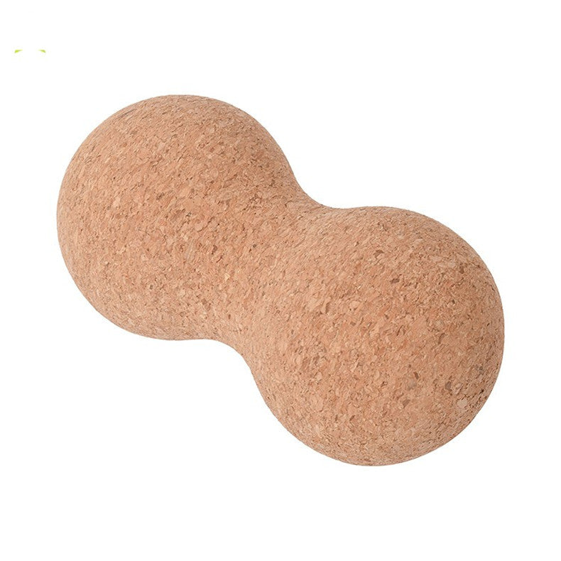 Cork Peanut Yoga Ball | Small Peanut Ball for Muscle Massage and Exercise
