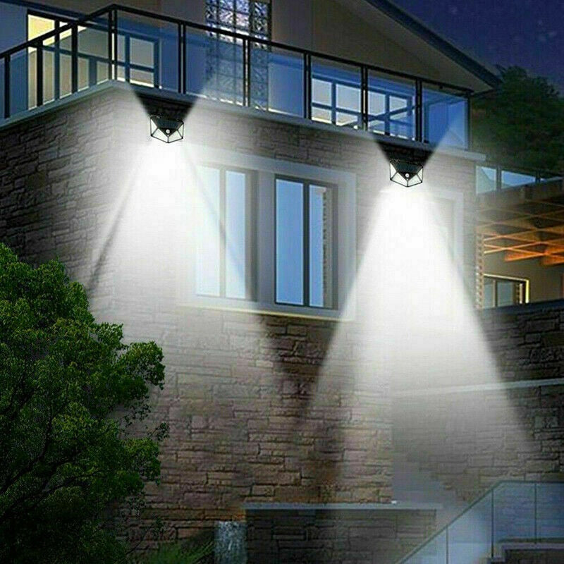 Outdoor Solar Powered LED Lights | Waterproof Dusk to Dawn Lights | Automatic Lights with Motion Sensor