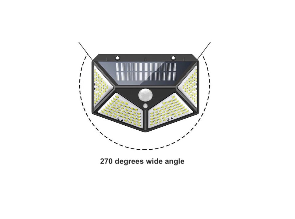 Outdoor Solar Powered LED Lights | Waterproof Dusk to Dawn Lights | Automatic Lights with Motion Sensor