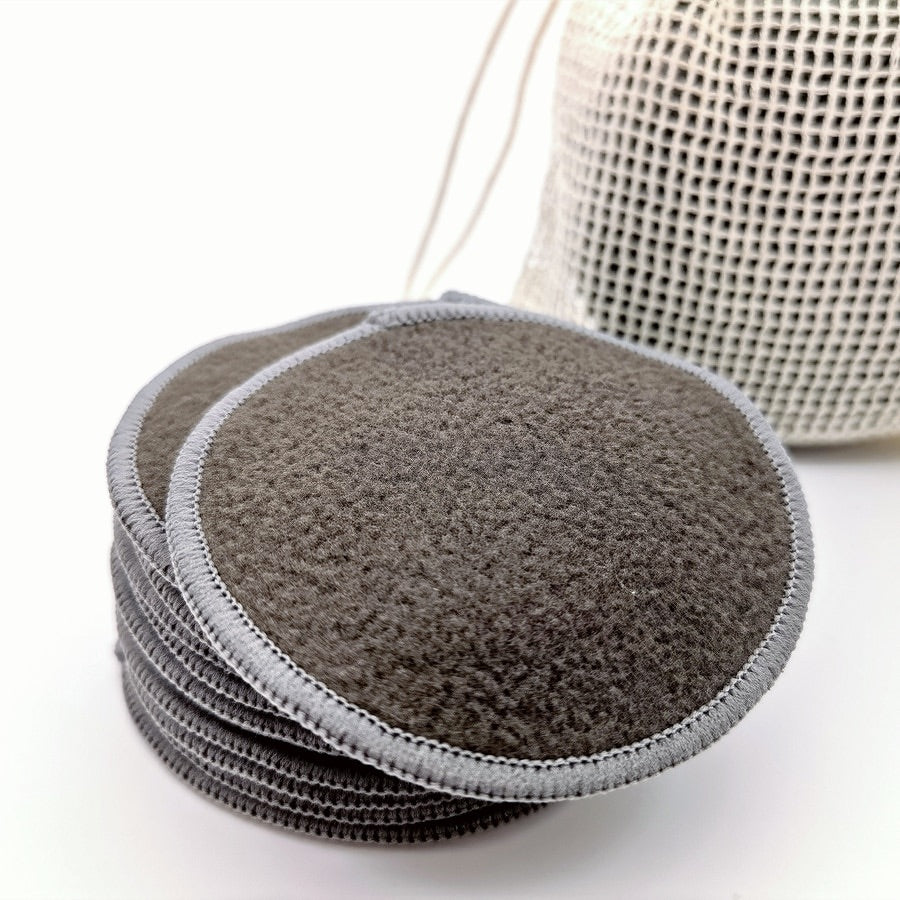 Reusable Bamboo Fiber Makeup Remover Pads (12 pack)