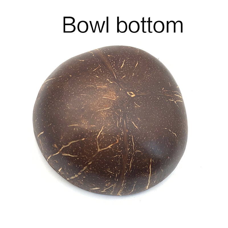 Image for the bottom view of coconut bowl.