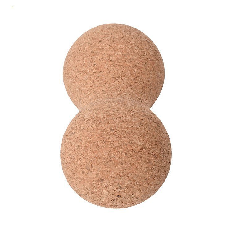 Cork Peanut Yoga Ball | Small Peanut Ball for Muscle Massage and Exercise - goosavvy.com