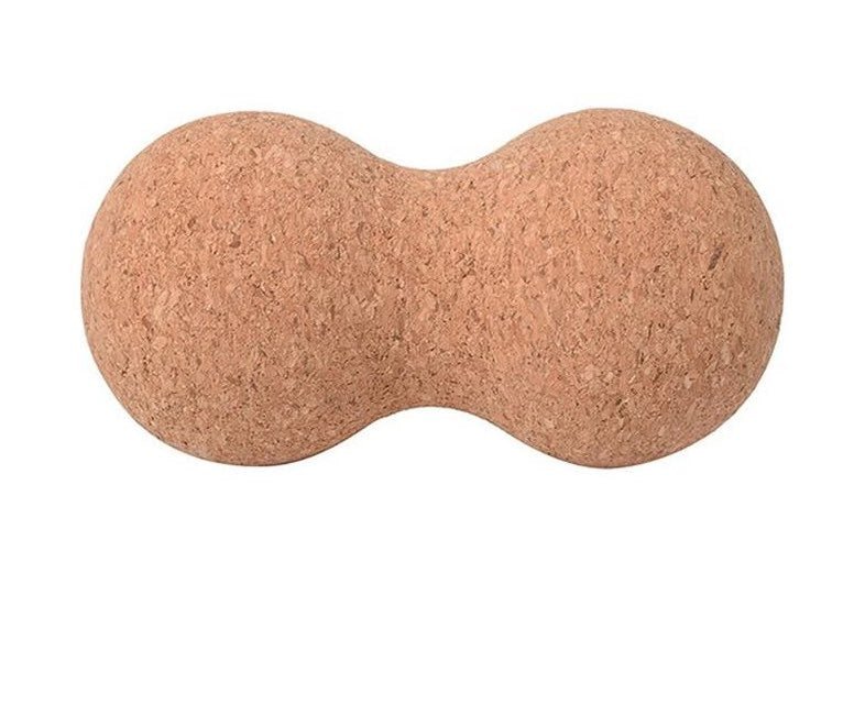 Cork Peanut Yoga Ball | Small Peanut Ball for Muscle Massage and Exercise - goosavvy.com