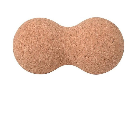 Cork Peanut Yoga Ball | Small Peanut Ball for Muscle Massage and Exercise - goosavvy.com