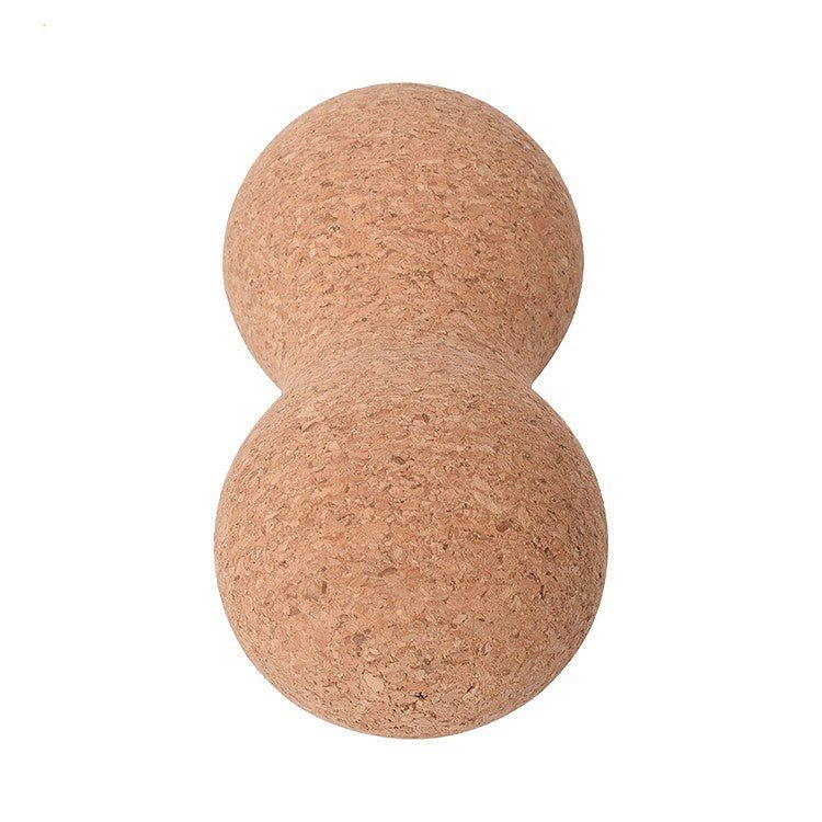 Cork Peanut Yoga Ball | Small Peanut Ball for Muscle Massage and Exercise - goosavvy.com