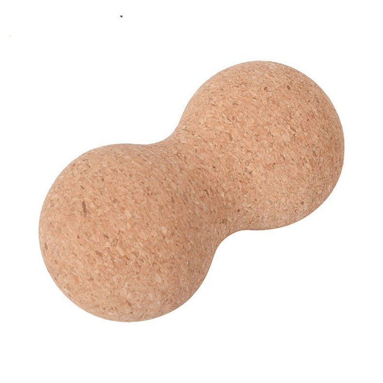 Cork Peanut Yoga Ball | Small Peanut Ball for Muscle Massage and Exercise - goosavvy.com