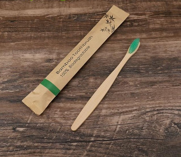 Bamboo Toothbrushes | Zero Waste Compostable Toothbrushes | Plastic Free Toothbrushes | Pack of 5 or 10