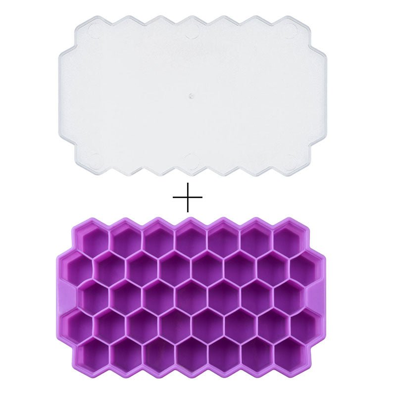 Mini Ice Cube Tray | Silicone Ice Cube Tray with Lid | BPA Free Ice Cube Maker | Makes 37 Mini Cubes - goosavvy.com
