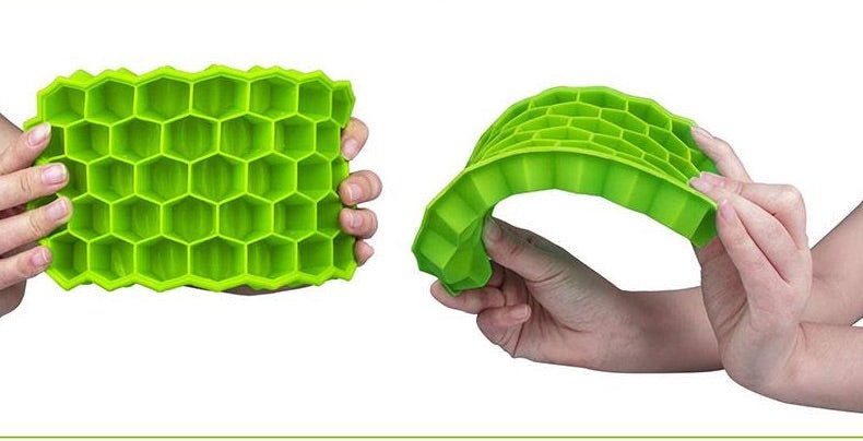 Mini Ice Cube Tray | Silicone Ice Cube Tray with Lid | BPA Free Ice Cube Maker | Makes 37 Mini Cubes - goosavvy.com