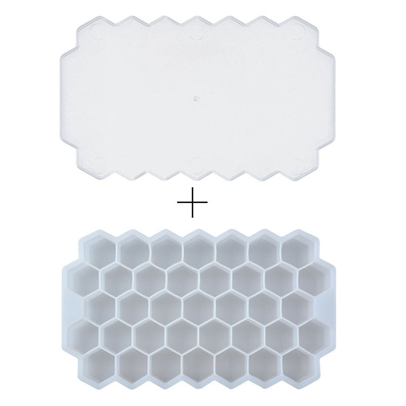 Mini Ice Cube Tray | Silicone Ice Cube Tray with Lid | BPA Free Ice Cube Maker | Makes 37 Mini Cubes - goosavvy.com