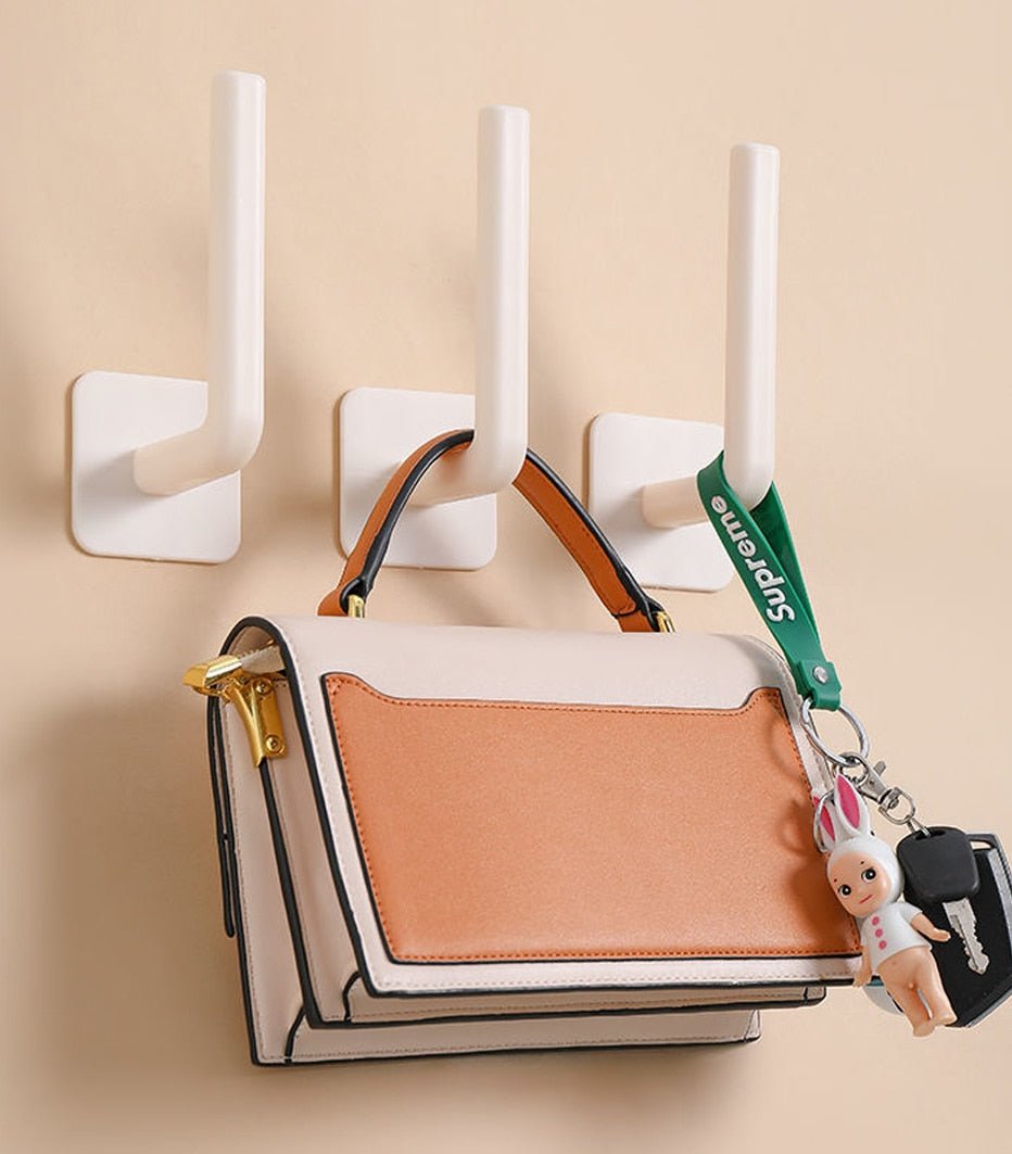 Multifunctional Self Adhesive L - Shaped Wall Hook - goosavvy.com