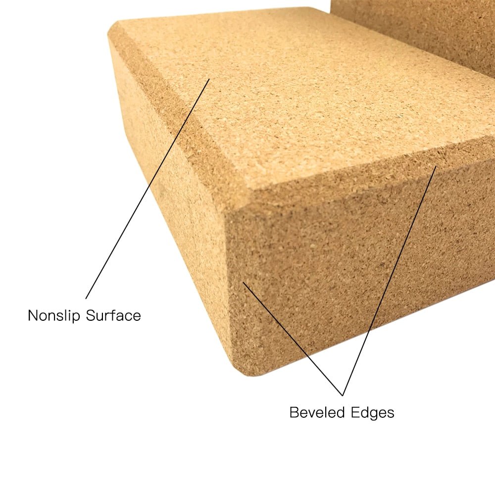 Natural Cork Yoga Blocks | Yoga Blocks and Strap Set | Compostable Yoga Blocks - goosavvy.com