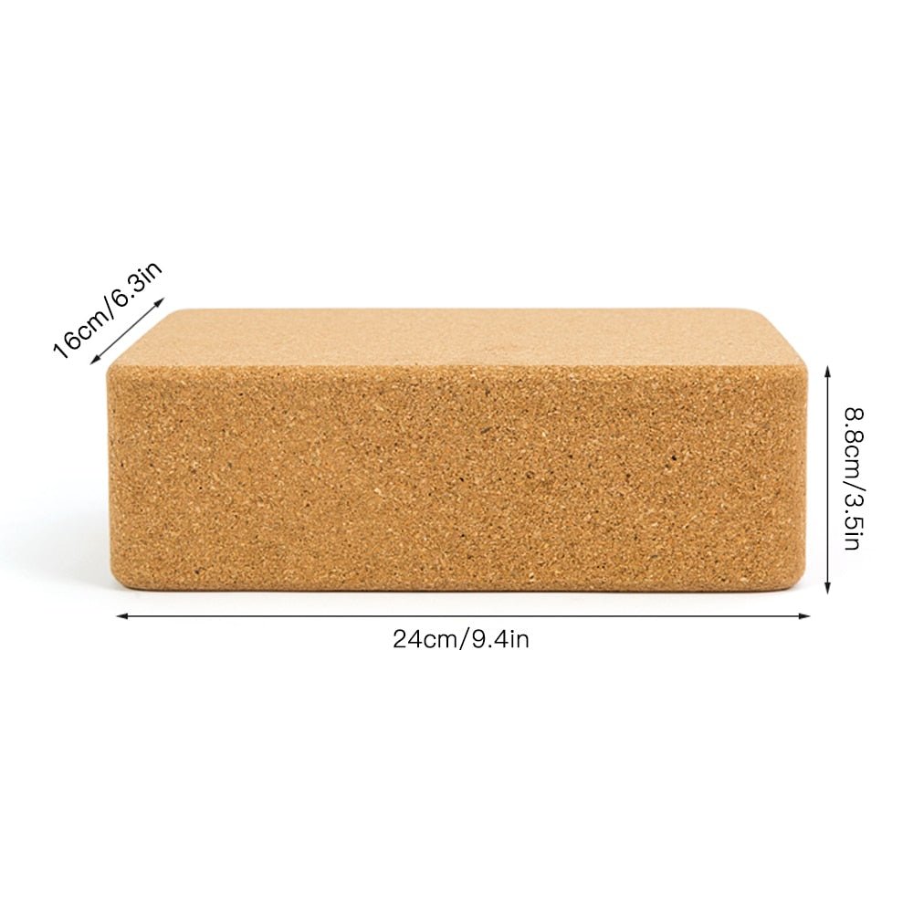 Natural Cork Yoga Blocks | Yoga Blocks and Strap Set | Compostable Yoga Blocks - goosavvy.com