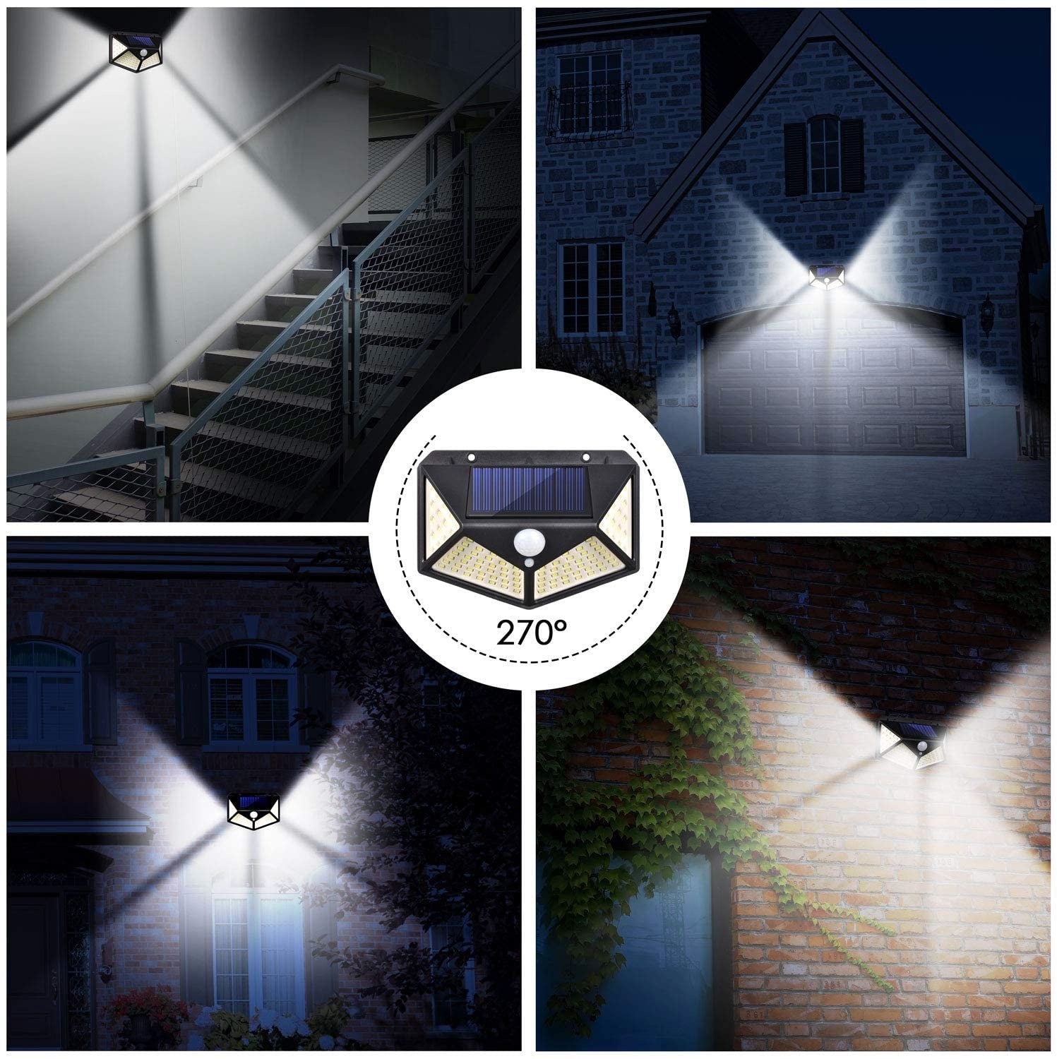Outdoor Solar Powered LED Lights | Waterproof Dusk to Dawn Lights | Automatic Lights with Motion Sensor - goosavvy.com