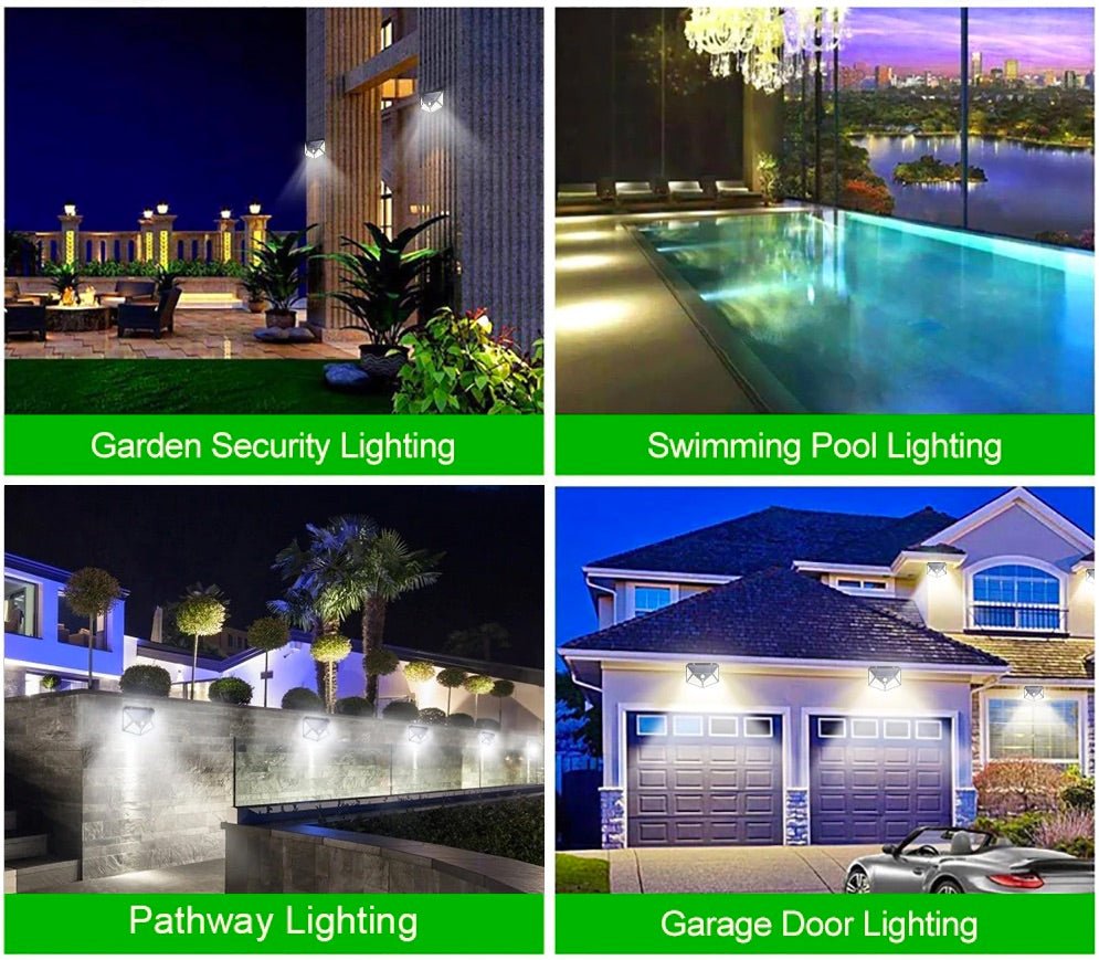 Outdoor Solar Powered LED Lights | Waterproof Dusk to Dawn Lights | Automatic Lights with Motion Sensor - goosavvy.com