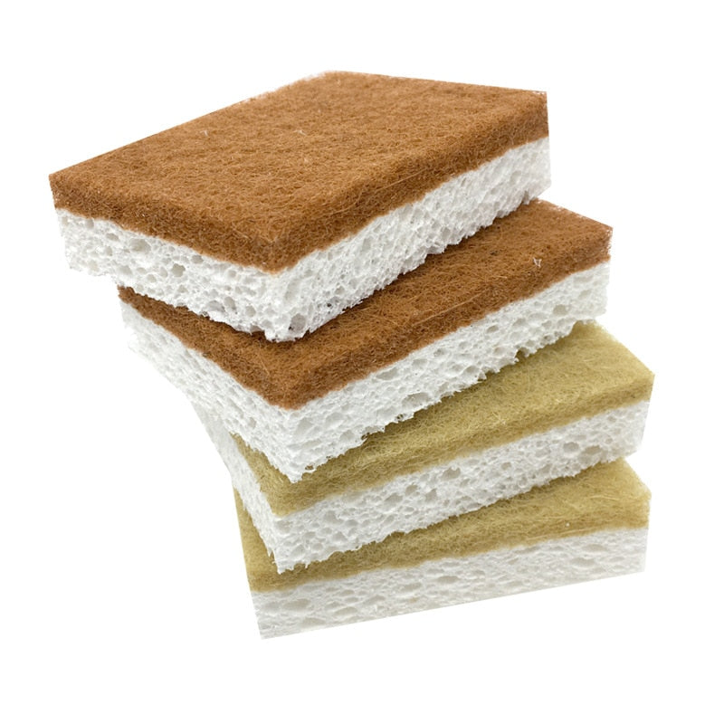 Palm Fiber Dishwashing Sponge (5 pack)