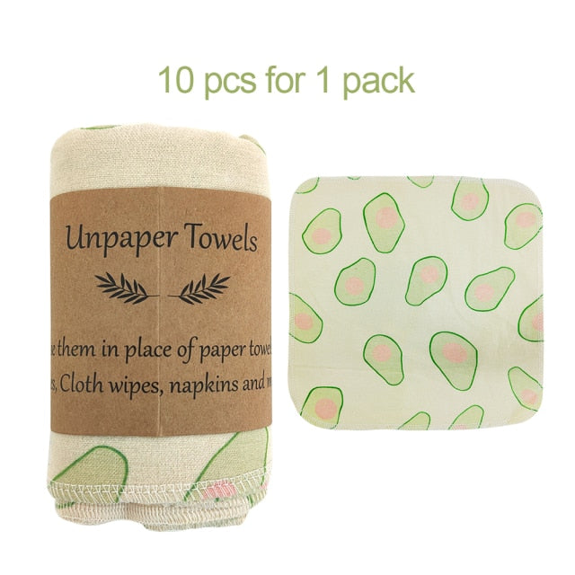 Reusable Paperless Cloth Cleaning Towels (10 pack) - goosavvy.com