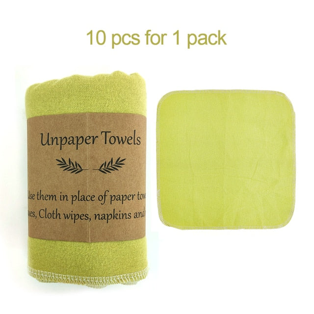 Reusable Paperless Cloth Cleaning Towels (10 pack) - goosavvy.com