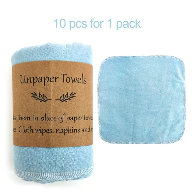 Reusable Paperless Cloth Cleaning Towels (10 pack) - goosavvy.com