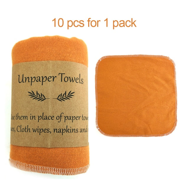 Reusable Paperless Cloth Cleaning Towels (10 pack) - goosavvy.com