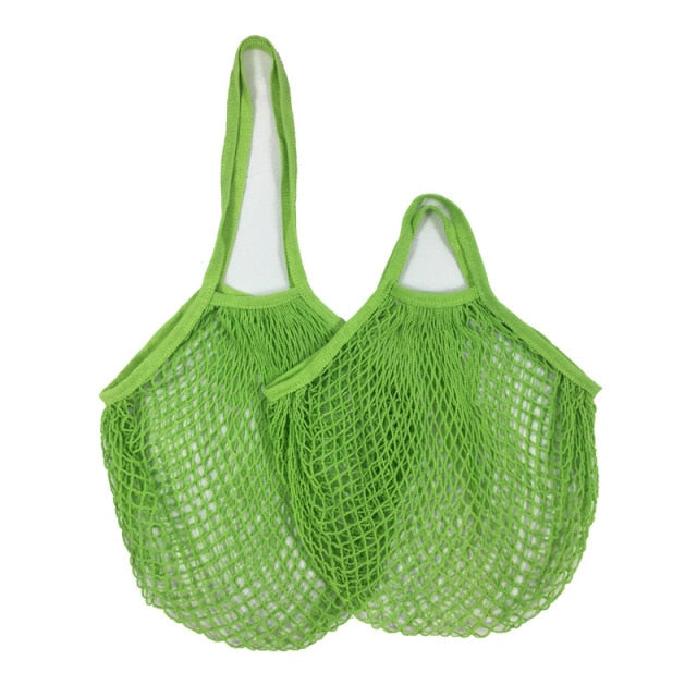 Cotton Mesh Shopping Bags - Eco-friendly Net Grocery Bags