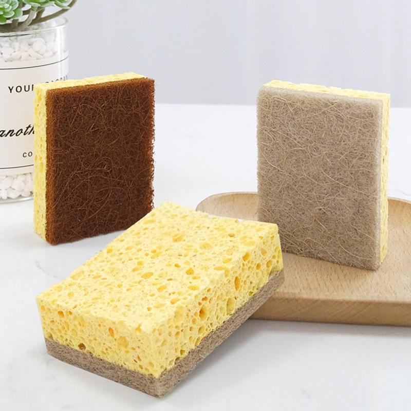 Palm Fiber Dishwashing Sponge (5 pack)