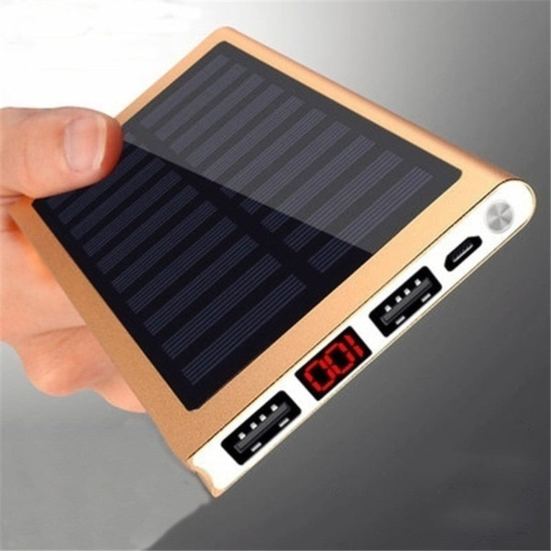 Solar Power Bank and Fast Charger - 30000mAh