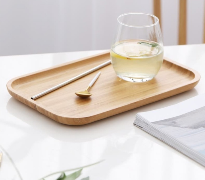 Bamboo Serving Tray | Wooden Platter for Food - goosavvy.com