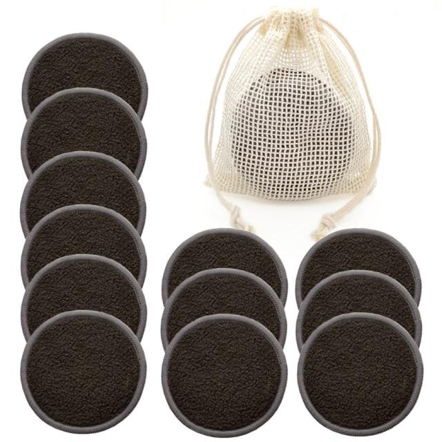 Reusable Bamboo Fiber Makeup Remover Pads (12 pack) - goosavvy.com