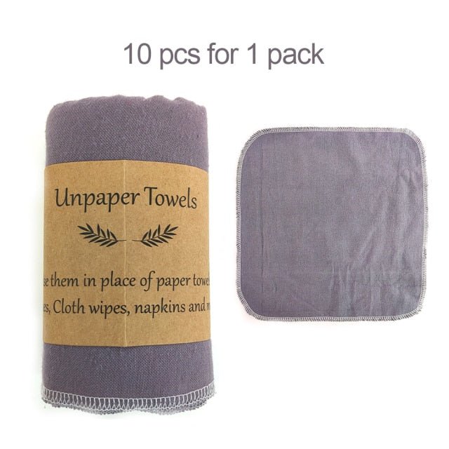 Reusable Paperless Cloth Cleaning Towels (10 pack) - goosavvy.com