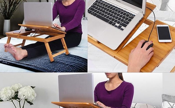 Image: Multiple usages of adjustable laptop stand