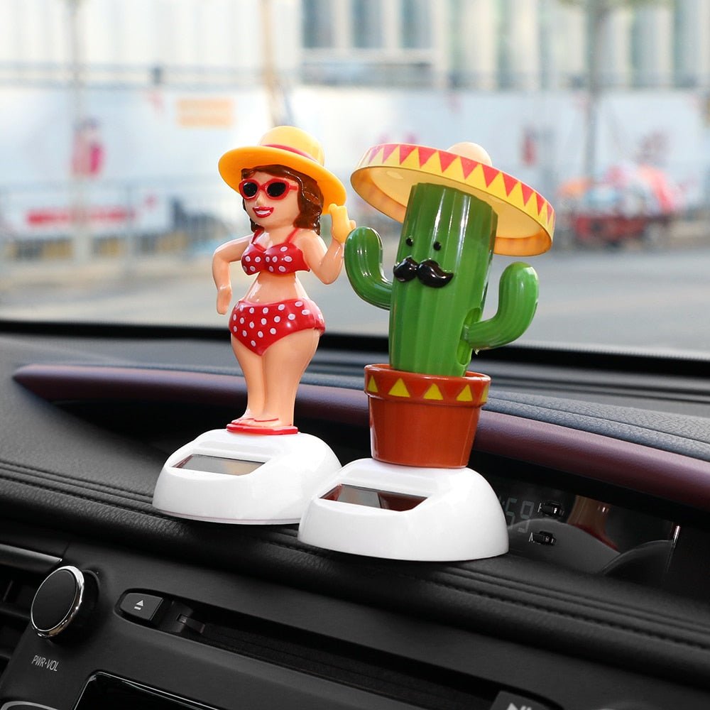 Solar Dancing Cartoon Character for Car Dashboard - goosavvy.com