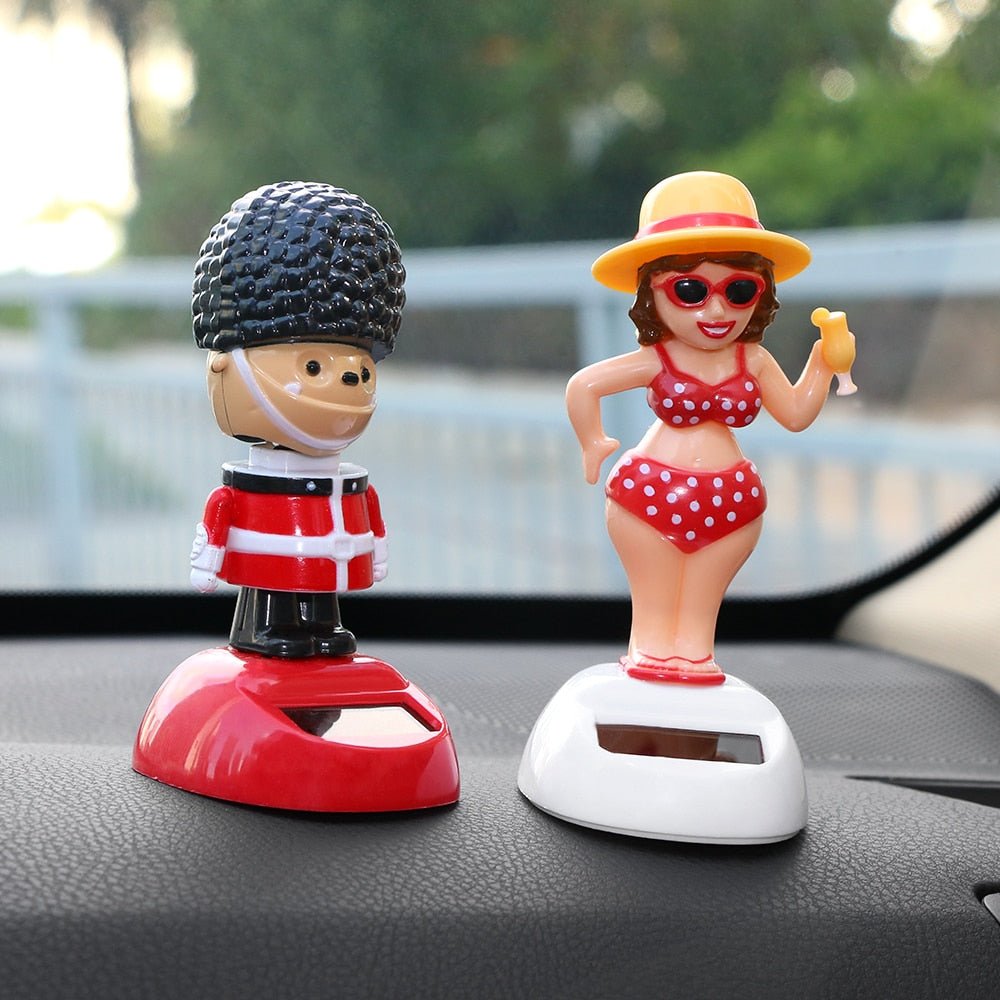 Solar Dancing Cartoon Character for Car Dashboard - goosavvy.com