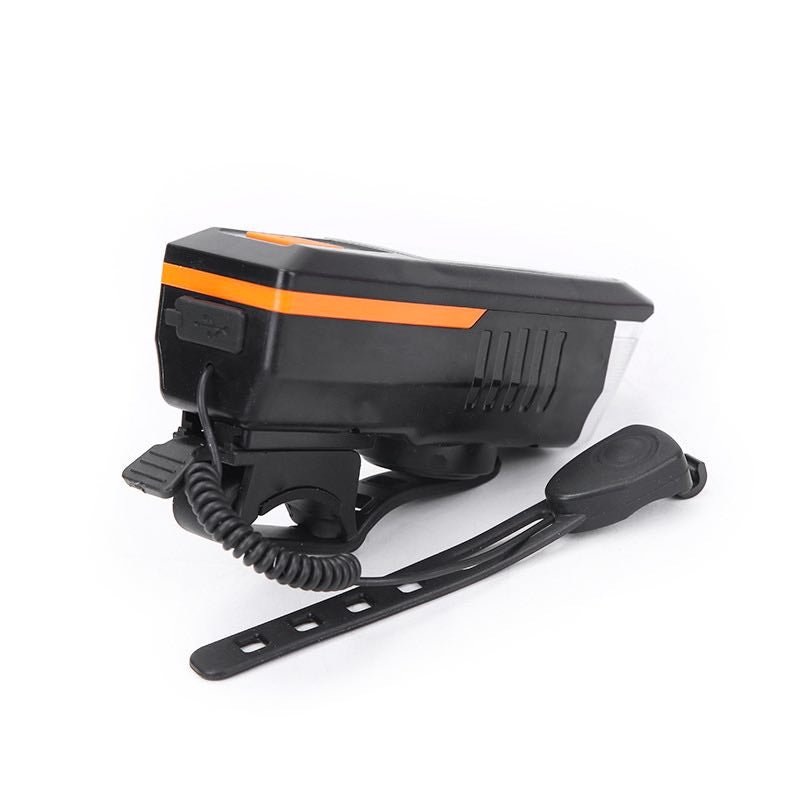 Solar Powered Bike Light with Horn | LED Bike Light For Night Riding | Rechargeable Bicycle Light - goosavvy.com
