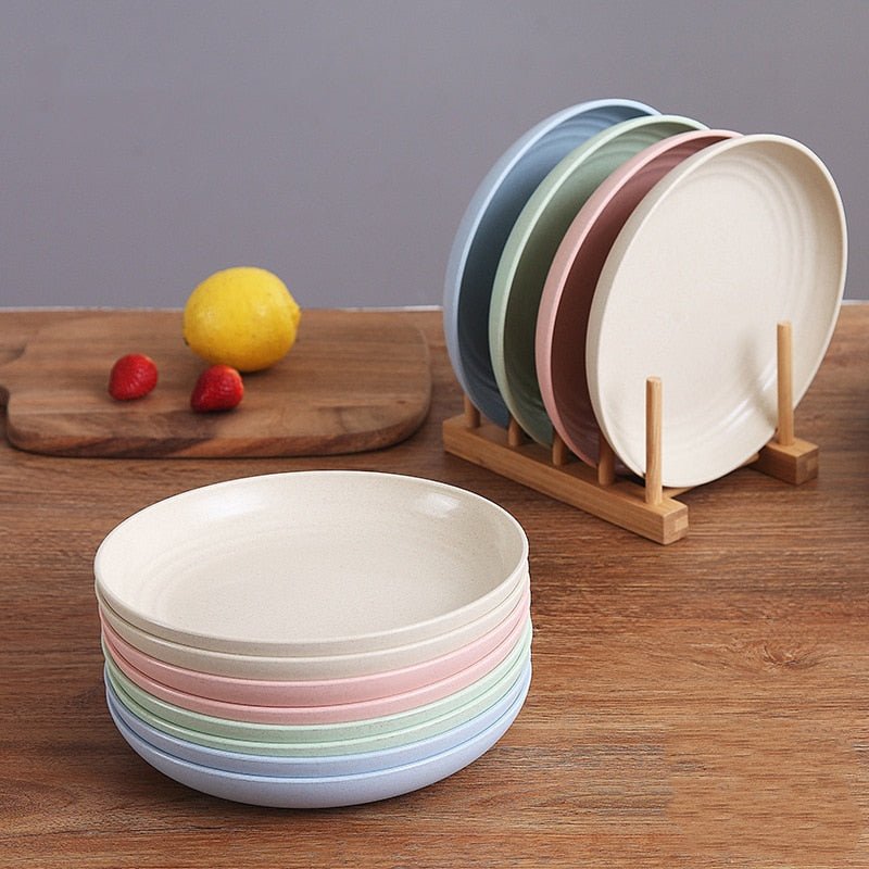 Unbreakable Wheat Straw Dinner Plates (set of 4) - goosavvy.com